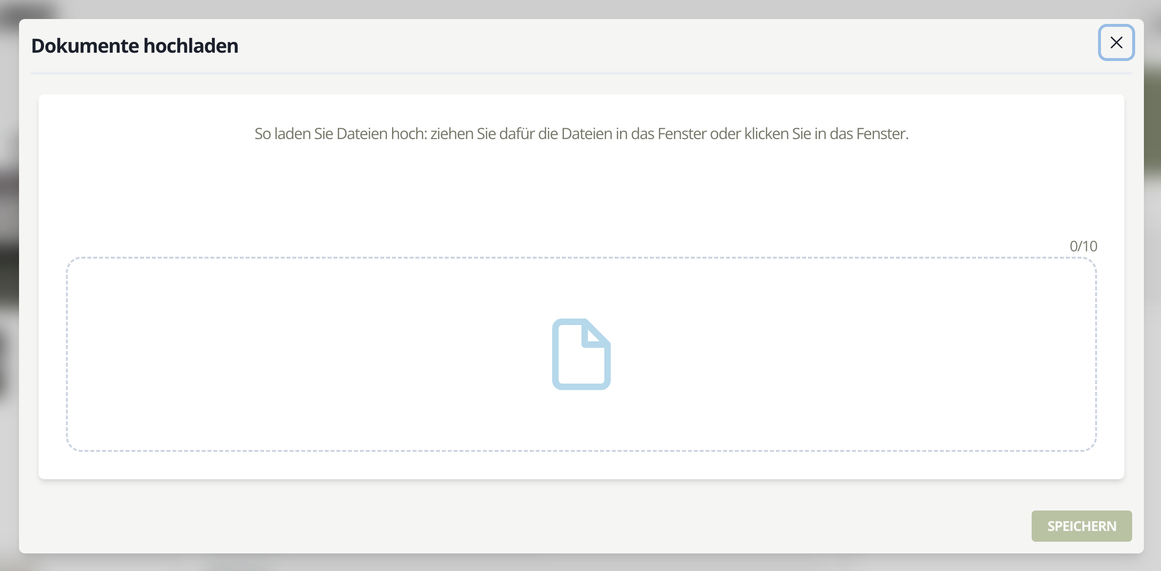 Prüfmittel Anhänge hinzufügen