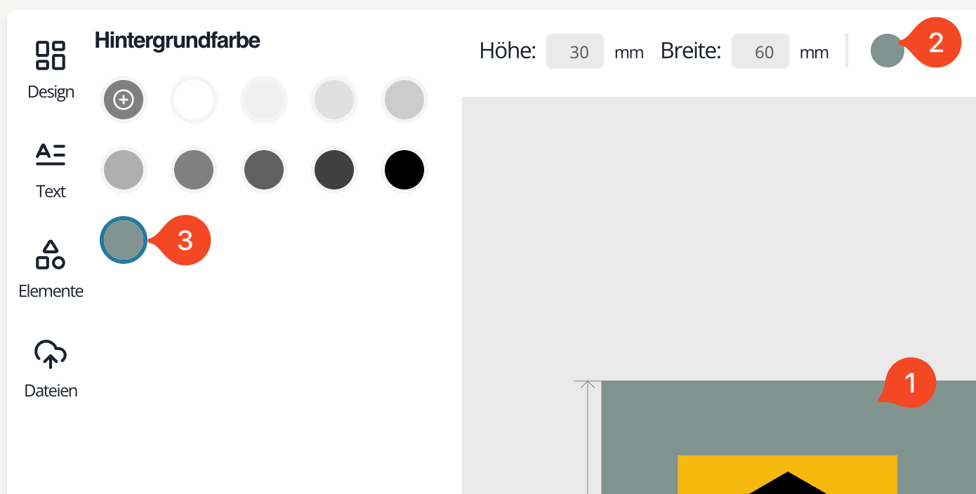 Hintergrundfarbe ändern