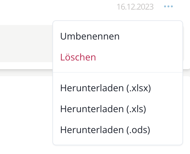 Dateien - Sammlung